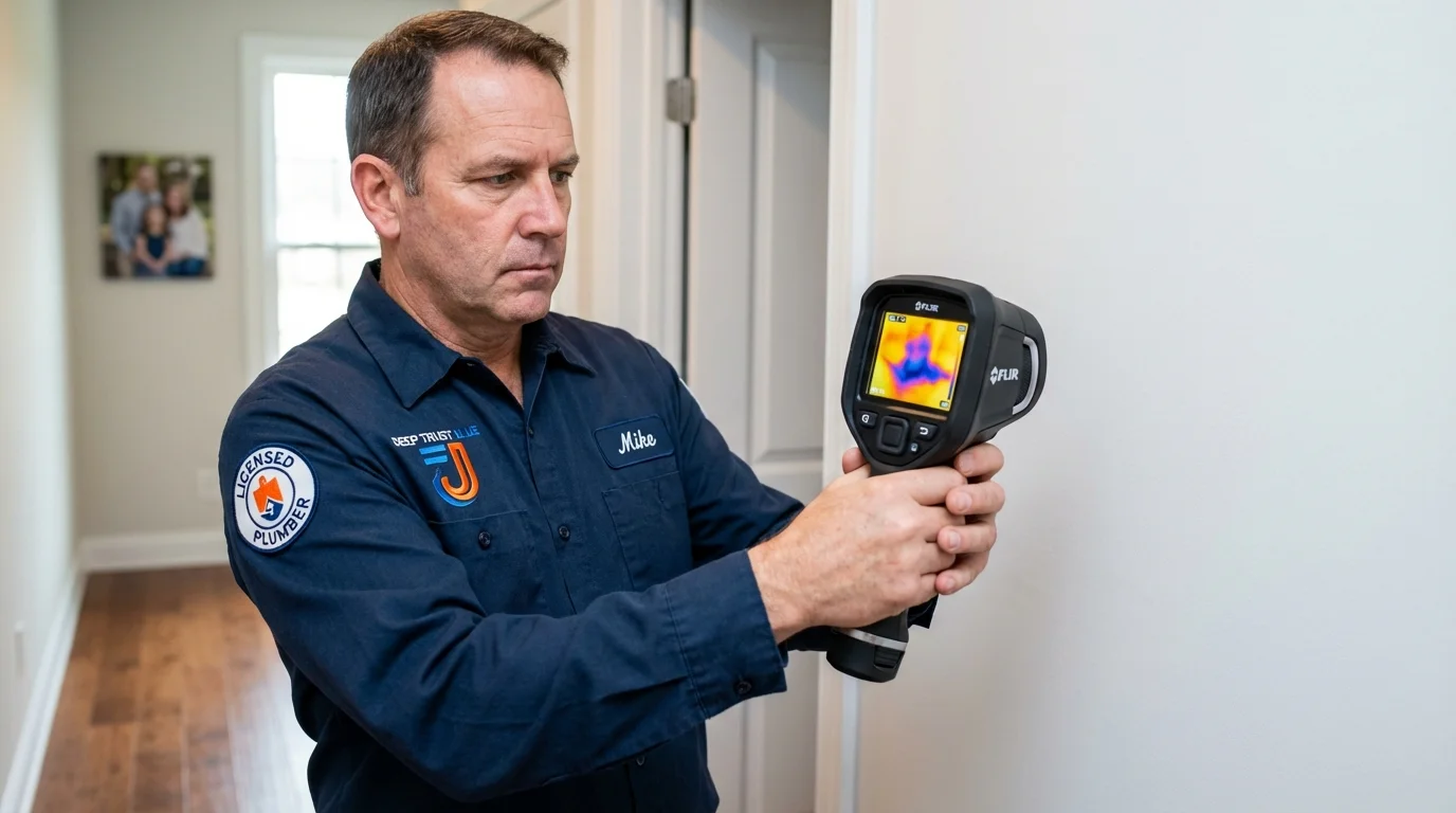 Thermal imaging leak detection by Johns Plumbing LLC in White Marsh